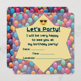 Birthday Party Invitation (English)