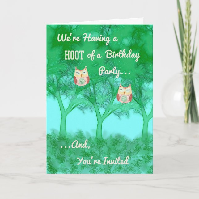 Birthday Party Invitation for Boy or Girl (Front)