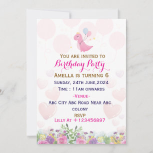 Birthday Party Invitations