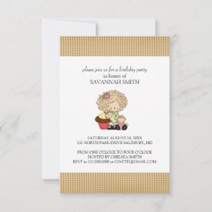 Birthday Party Invitations for a Girl