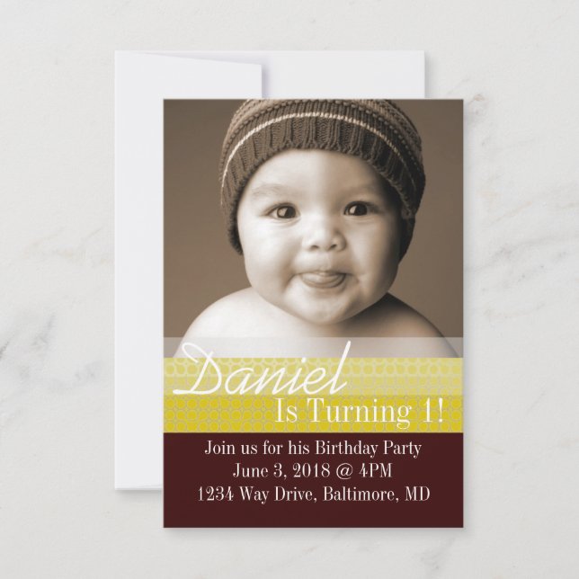 Birthday Party Invite | B-Day I |dbrli (Front)