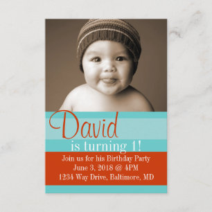 Birthday Party Invite   Colours  blbr