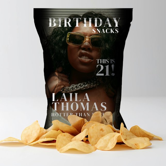 Birthday Party Magazine Cover Chip Bag Wrapper (Birthday Party Magazine Cover Chip Bag Wrapper)
