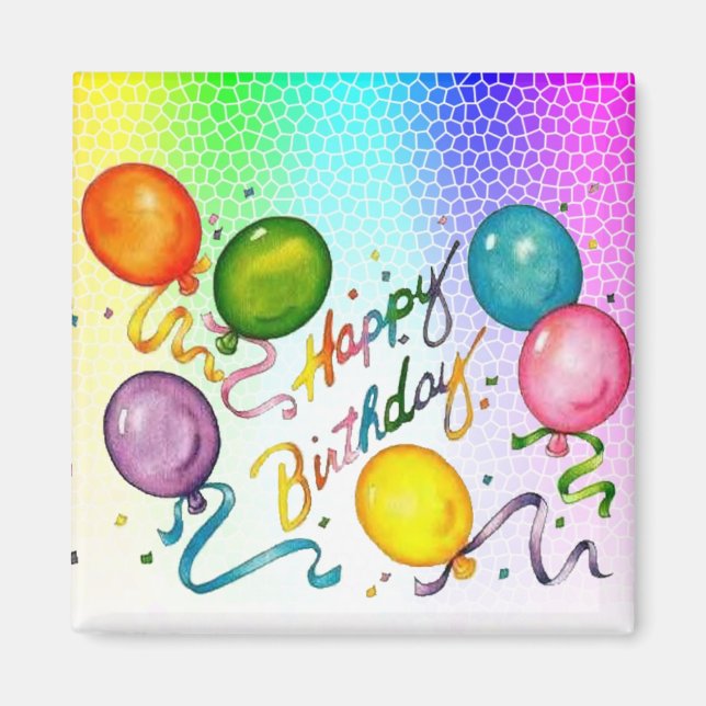 Birthday Party Magnets (Front)