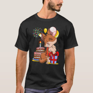 Birthday Party Nature Animal Cute Forest Fox T-Shirt