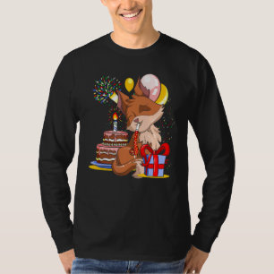 Birthday Party Nature Animal Cute Forest Fox T-Shirt