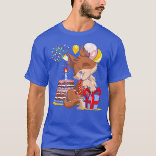 Birthday Party Nature Animal Lover Cute Forest Fox T-Shirt