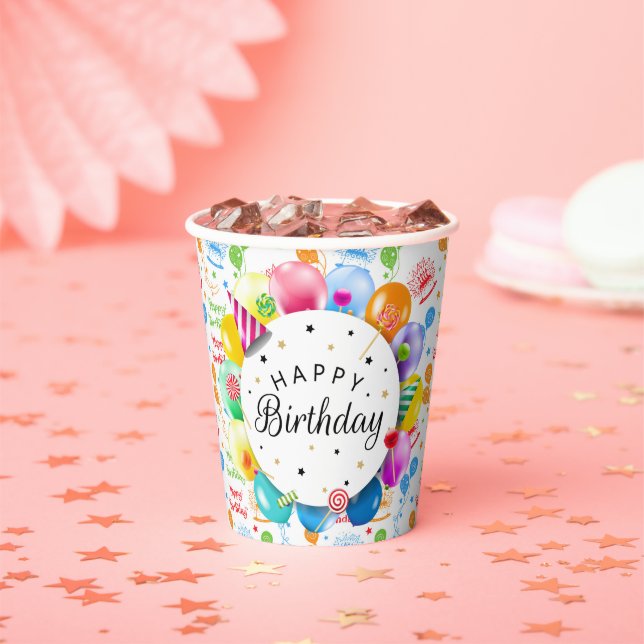 Birthday Party  Paper Cups (Insitu)