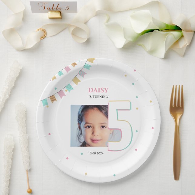 Birthday Party - Paper Plate | Custom Year (Wedding)