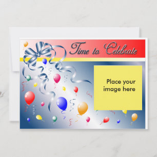 Birthday Party Personalised Invitation
