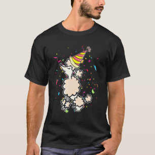 Birthday Party Pet Animal Poodle T-Shirt