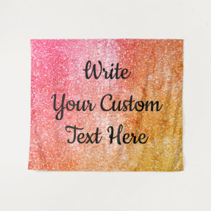 Birthday Party Photo Booth Backdrop Glam Glitter Tapestry