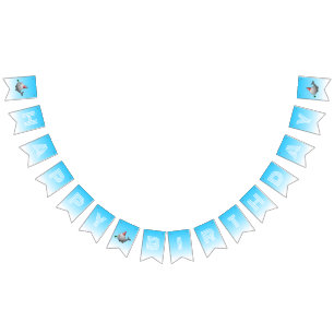 Birthday Party-ready Whale Bunting