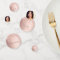 Birthday party rose gold photo drips