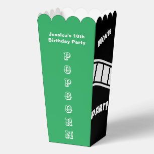 Birthday Party Snack Movie Night Stylish Popcorn Favour Box