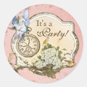 Birthday Party Sticker or Seal - Faerie Princess