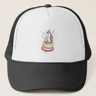 Birthday Party Unicorn (1) Trucker Hat