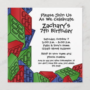 Birthday Party - Young Boy Invitation
