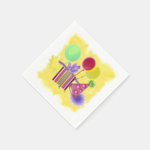 BIRTHDAY PARY BRIGHT FUN NAPKIN