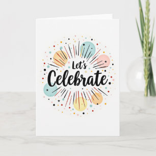 Birthday Pastel Circles Card