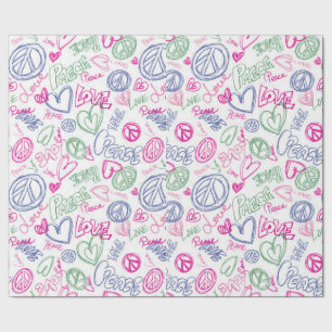 Birthday Peace Wrapping paper