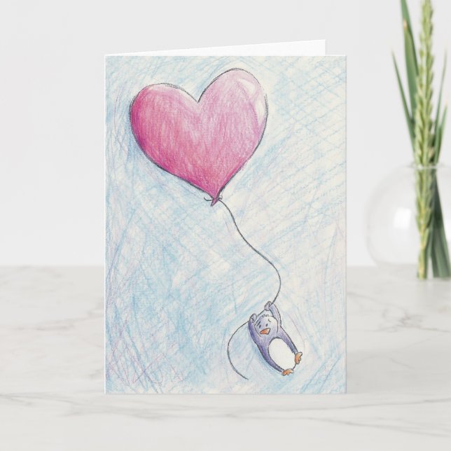 Birthday Penguin Card (Front)