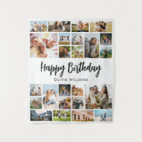 Birthday Personalised 24 Photo Collage