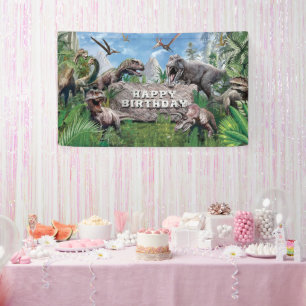 Birthday Photo Background Tropical Jungle Birthday Banner