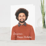 Birthday Photo Card Custom<br><div class="desc">Birthday Photo Card Custom is a card that you can recreate for yourself. Leave or Replace the Photograph with yours on the cover and replace the words on the cover and inside with yours. Enjoy</div>