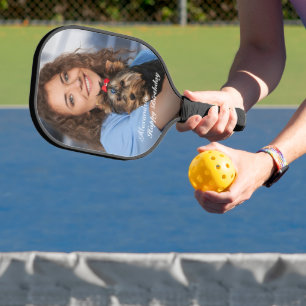 Birthday Photo Custom Pickleball Paddle