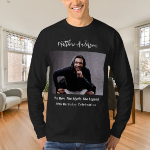 Birthday photo man myth legend name fun T-Shirt