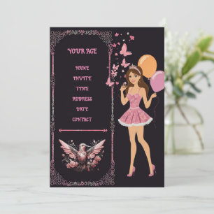 Birthday photo template you can fully personalise