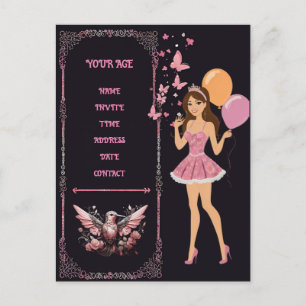Birthday photo template you can fully personalise postcard