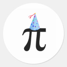 Birthday Pi Sticker