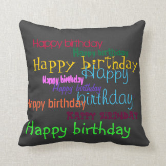birthday pillow