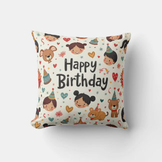 birthday pillow cushion
