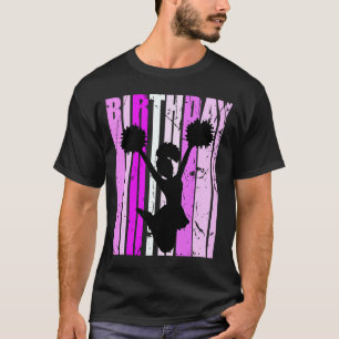 Birthday Pink Cheerleading Cheer Squad For Girls O T-Shirt