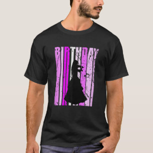 Birthday Pink Violin Is Life Silhouette Violinist T-Shirt