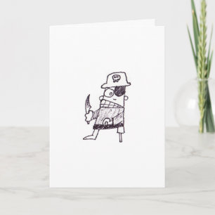 Birthday Pirate Card