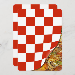 Birthday Pizza Party Invitation