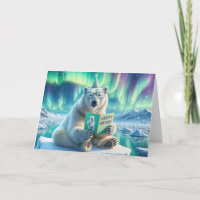 Birthday Polar Bear On an Iceberg