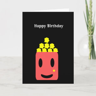 Birthday Popcorn Card