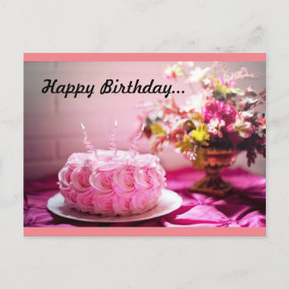Birthday  postcard