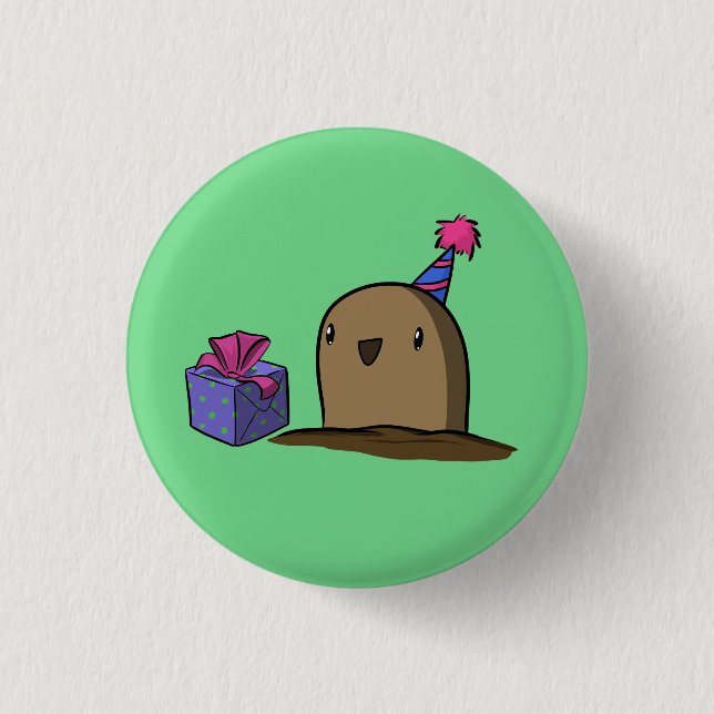 Birthday Potato 3 Cm Round Badge (Front)