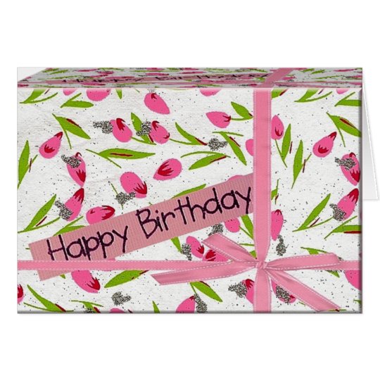 birthday present card