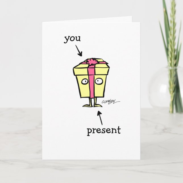 Birthday Present Card (Front)