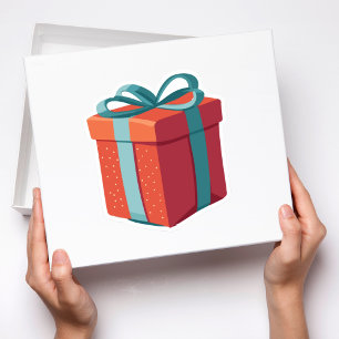 Birthday Present with blue Bow