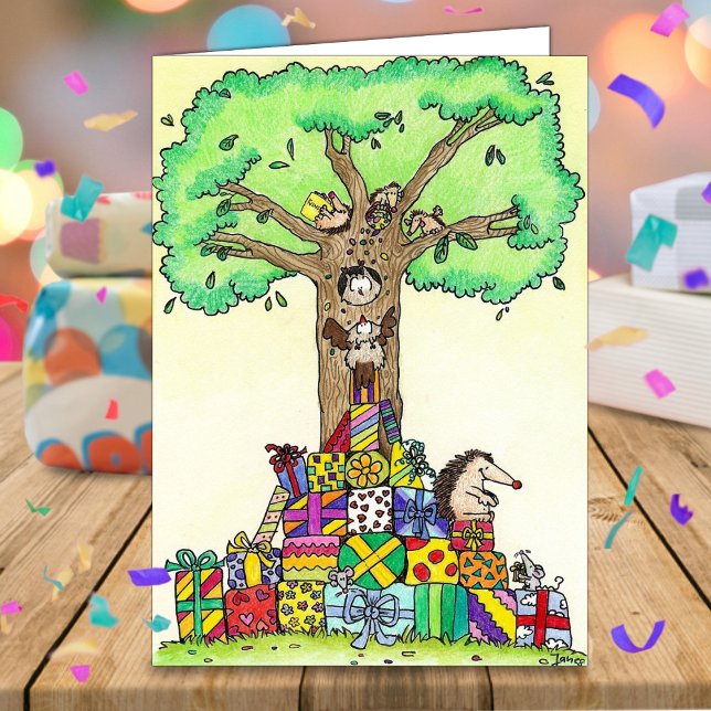 BIRTHDAY PRESENTS greeting card by Nicole Janes (Creator Uploaded)