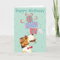 Birthday Presents Wire Fox Terrier