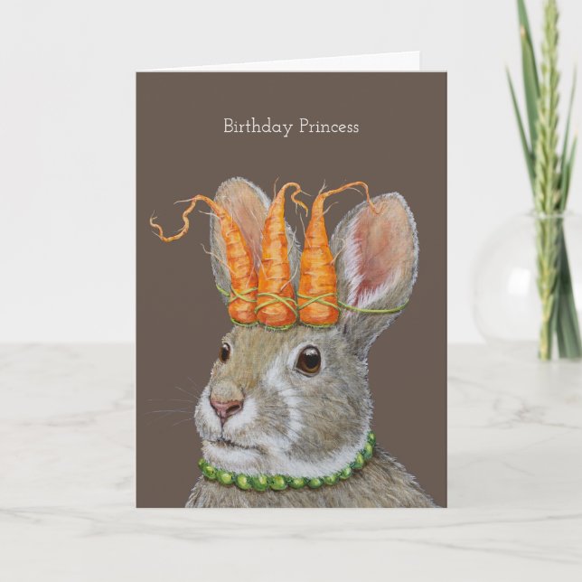 Birthday Princess card (Front)